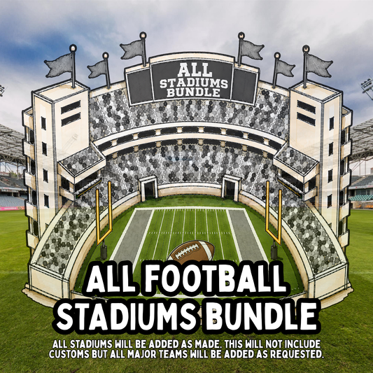 ALL FOOTBALL STADIUMS BUNDLE PNG | Gameday Clipart | Sports Stadium Illustration | Digital Download | Shirt Design PNG | Boutique Graphic