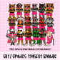 Glitz Mascot School Grades Bundle PNG | Preppy Design School Shirt PNG | Teacher | School Spirit Digital | Trendy