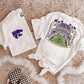 Purple & White Football Stadium PNG | Gameday Clipart | Sports Stadium Illustration | Digital Download | Shirt Design PNG | Boutique Graphic