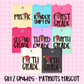 Glitz Patriots School Grades Bundle PNG | Preppy Design School Shirt PNG | Teacher | School Spirit Digital | Trendy