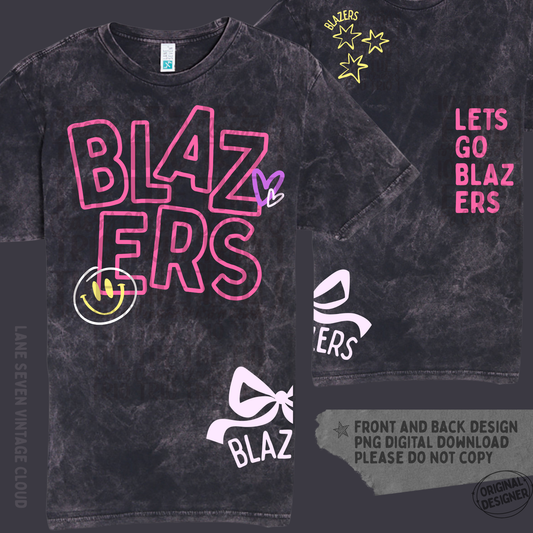 Blazers Doodle | Digital Design | PNG | Sublimation | Shirt Design | Trending | Original Designer