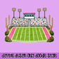 Pink Pastel Football Field Design School Shirt PNG | Teacher, School Spirit Digital, Trendy, Friday Night Lights