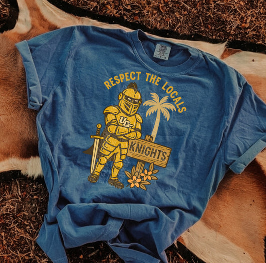 Respect the Locals | Digital Design | PNG | Sublimation | UCF | Retro | Shirt Design | Trend | Vintage Chalk Distressed