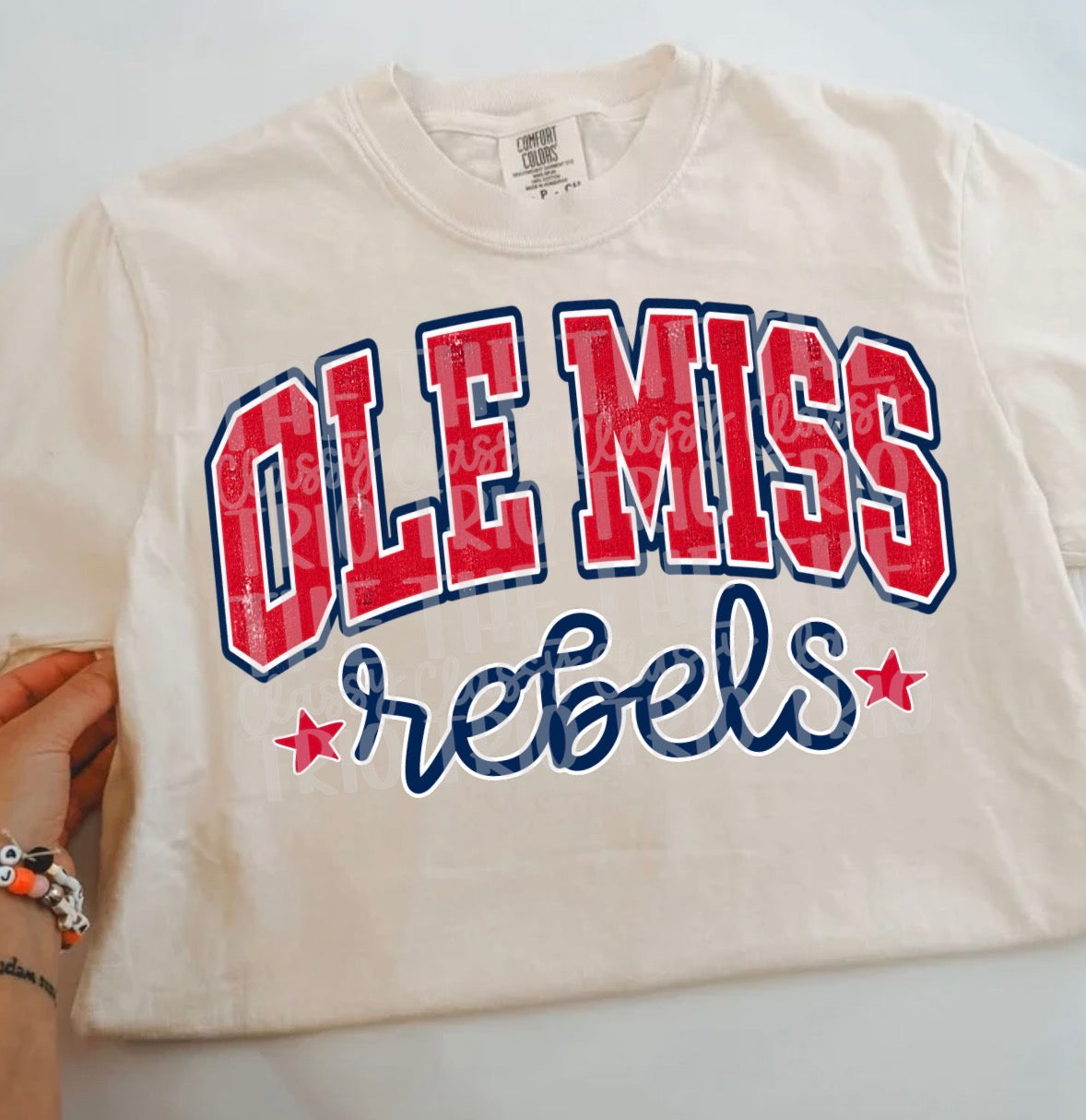 Ol Miss Distress Varsity Look, School Spirit Wear, PNG Digital Design,, Football (Digital Only)