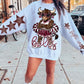 Bulls Cheer Maroon Mascot PNG | Team Spirit Sublimation Design, Cheerleading, School Spirit Wear (Digital File)