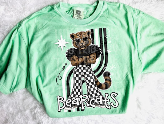 Bearcats Retro Mascot PNG | Trendy Design School Shirt, Teacher, School Spirit Digital