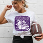Purple Bulldogs Grudge | Digital Design | PNG | Original Designer Retro Shirt Design Trend | Vintage Chalk Distressed | School Mascot