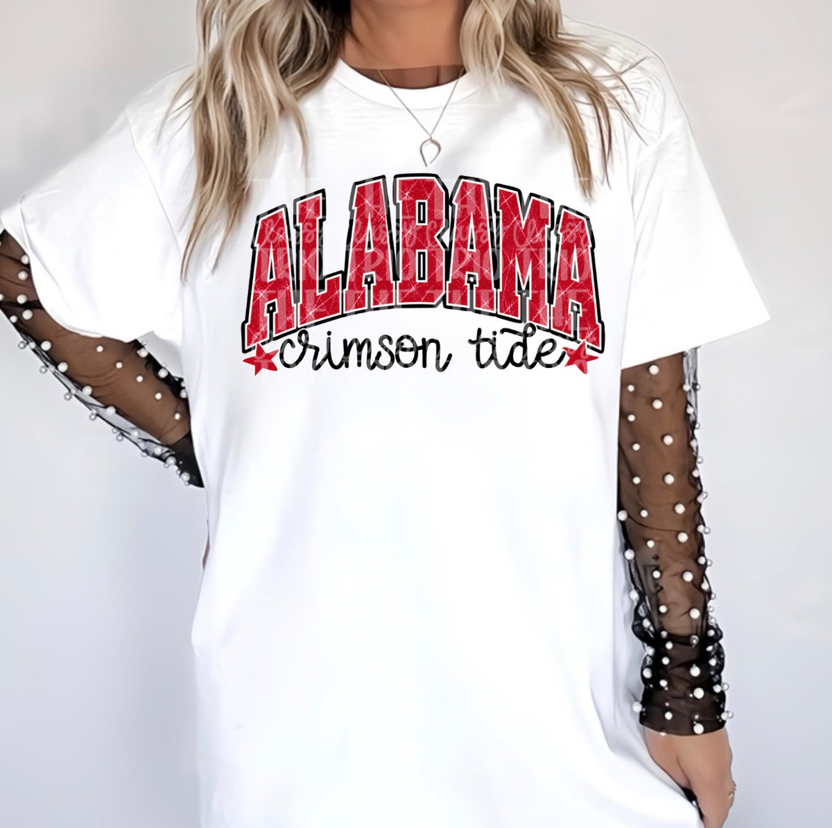 Alabama Distress Varsity Look, School Spirit Wear, PNG Digital Design,, Football (Digital Only)