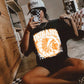 Indians Grudge | Digital Design | PNG | Original Designer | Orange | Retro | Shirt Design | Trend | Vintage Chalk Distressed | School Mascot