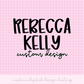 Custom Cheer Design PNG Design Rebecca K.