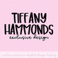 Exclusive Cheer Design PNG Design Tiffany H