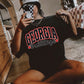 Georgia Distress Varsity Look, School Spirit Wear, PNG Digital Design,, Football (Digital Only)