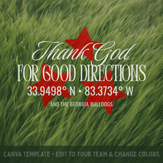 Good Directions Mascot Canva Template | Editable Shirt Design | Custom Template | Sublimation & DTF Design
