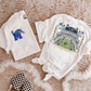 Memphis Blue & Gray Football Stadium PNG | Gameday Clipart | Sports Stadium Illustration | Digital Download | Shirt Design PNG | Boutique Graphic