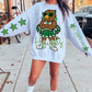 Cheer Mascots Bundle Spirit Wear PNG, Trendy Sleeve Shirt Designs, Faux Glitter, (Digital Design)