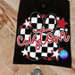 Checkered Paw Mascot Canva Template | Editable Team Shirt Design | Custom Sports Mascot Template | Sublimation & DTF Design