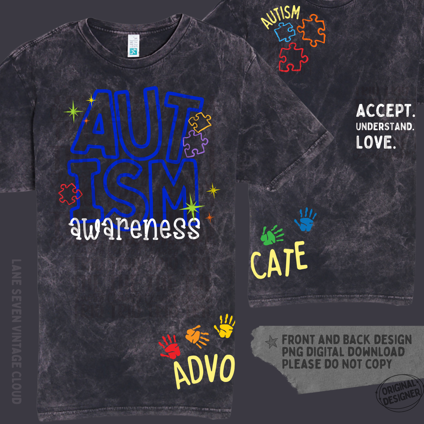 Autism Awareness Acceptance Doodle | Digital Design | PNG | Sublimation | Shirt Design | Trending | Original Designer | Gift Idea