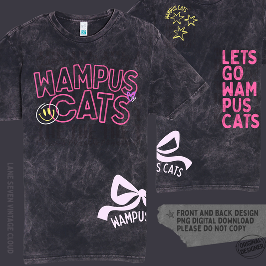 Wampus Cats Doodle | Digital Design | PNG | Sublimation | Shirt Design | Trending | Original Designer