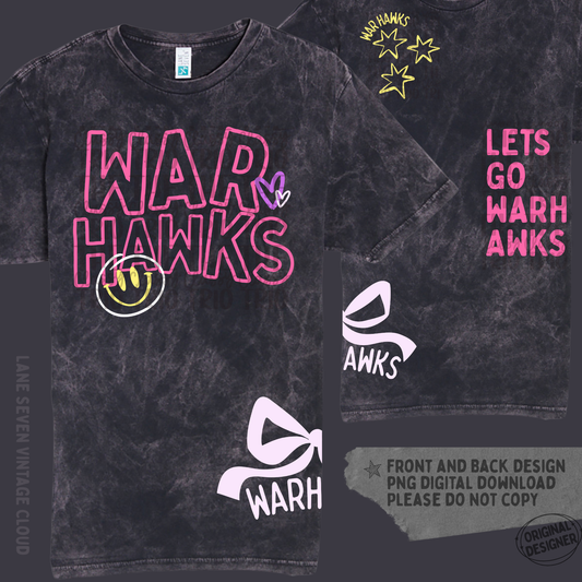 Warhawks Doodle | Digital Design | PNG | Sublimation | Shirt Design | Trending | Original Designer