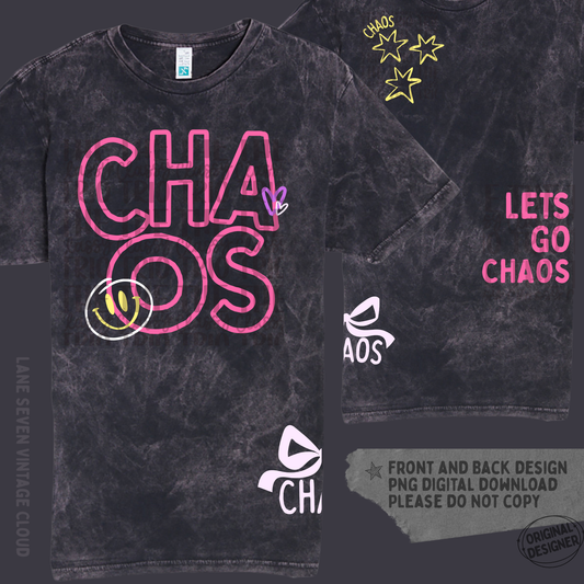 Chaos Doodle | Digital Design | PNG | Sublimation | Shirt Design | Trending | Original Designer