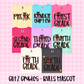 Glitz Bulls School Grades Bundle PNG | Preppy Design School Shirt PNG | Teacher | School Spirit Digital | Trendy