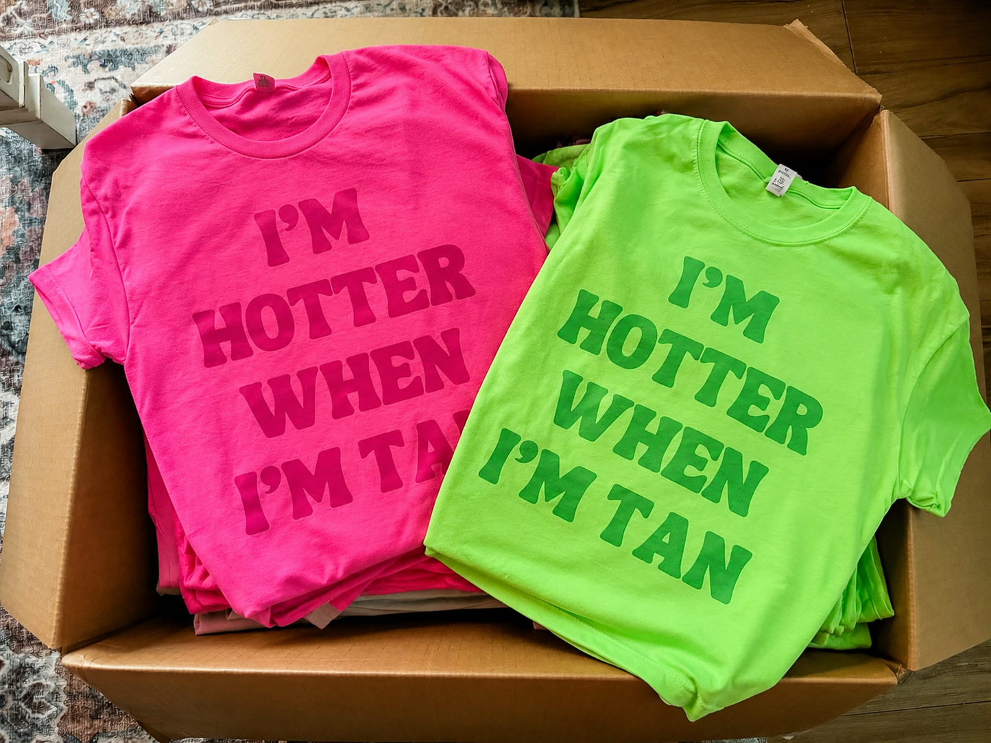 I’m Hotter When I’m Tan Summer PNG | Bright Summertime T-shirt Design (Digital Download)