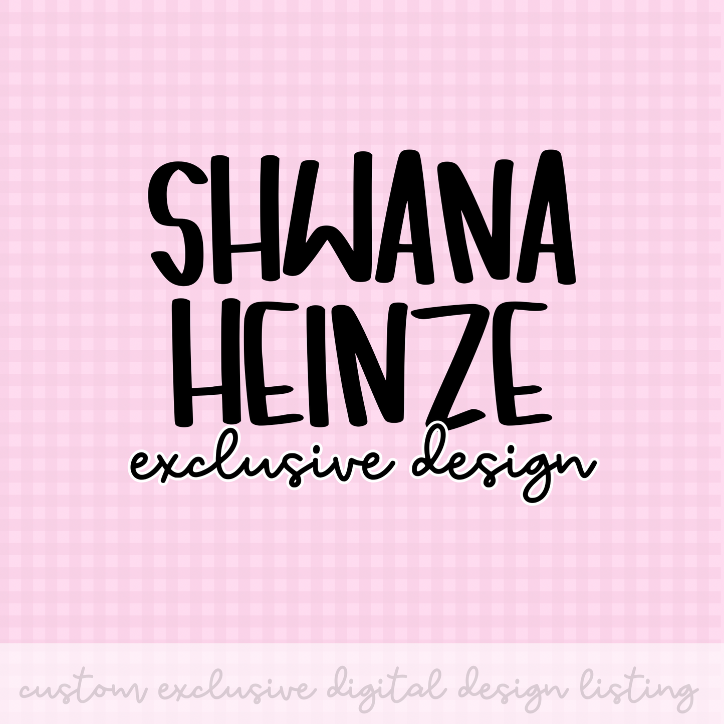 Exclusive Design | Sold to Only One Individual for Shwana