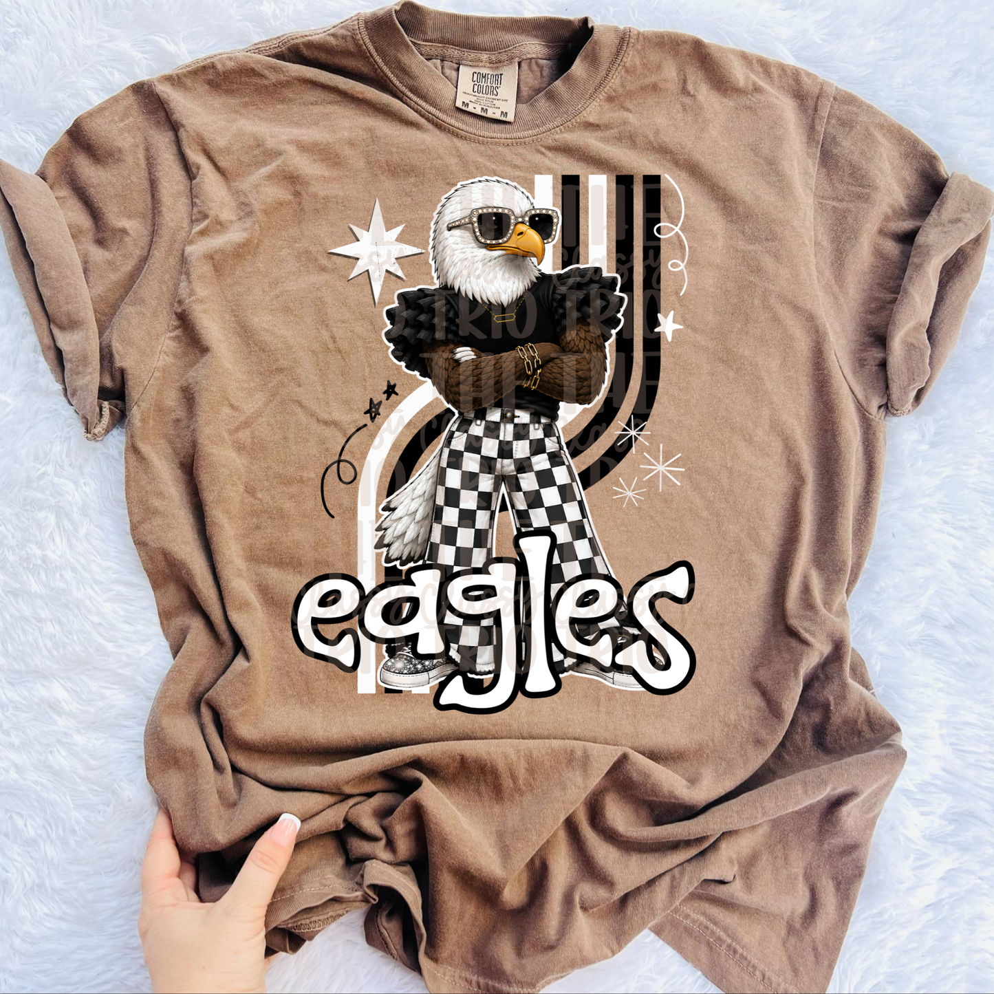 Eagles Retro Mascot PNG | Trendy Design School Shirt, Teacher, School Spirit Digital