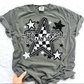 Thunder Checkered Star Mascot PNG | Sports Mom Coquette Design | Game Day Shirt PNG | Team Spirit Mascot | School Spirit Digital | Trendy