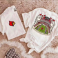 Red & Black Football Stadium PNG | Gameday Clipart | Cardinal Sports Stadium Illustration | Digital Download | Shirt Design PNG | Boutique Graphic