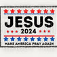 Jesus 2024 | PNG | Original Designer | Sublimation | Digital File | Pray Again | America | Jesus Shirt Design | Jesus Tshirt | Jesus Art