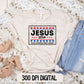 Jesus 2024 | PNG | Original Designer | Sublimation | Digital File | Pray Again | America | Jesus Shirt Design | Jesus Tshirt | Jesus Art