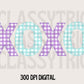 XOXO Valentine | Digital Design | PNG | Sublimation | Faux Embroidery | Plaid | Shirt Design | Kid and Adult Design | Trending