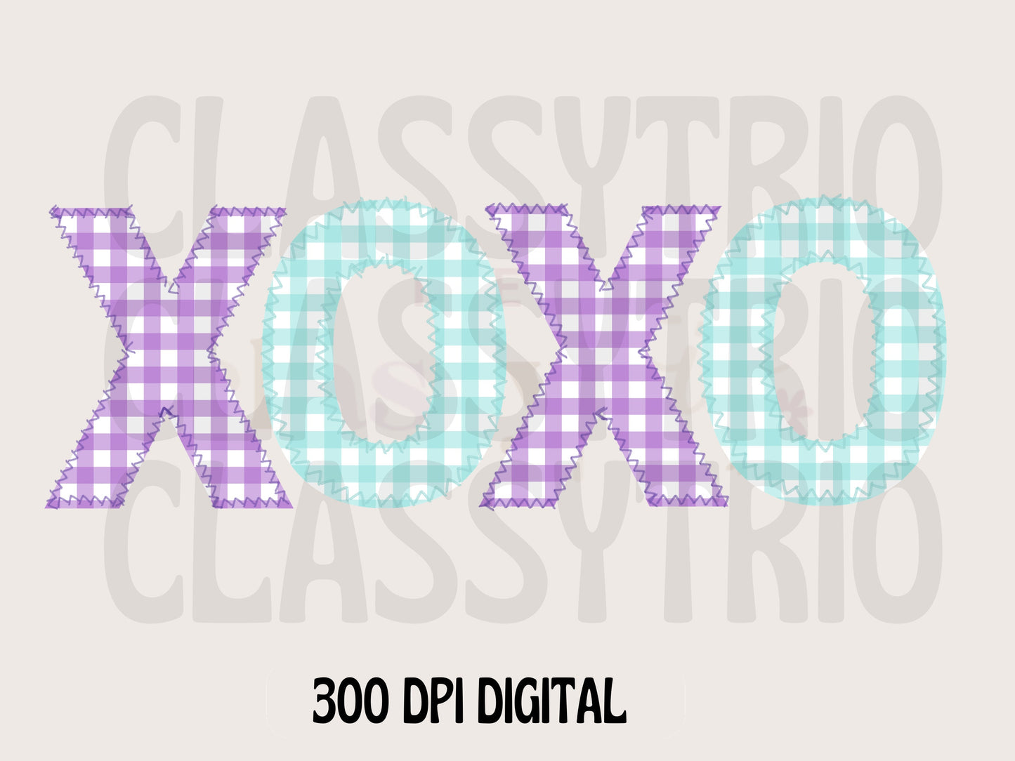 XOXO Valentine | Digital Design | PNG | Sublimation | Faux Embroidery | Plaid | Shirt Design | Kid and Adult Design | Trending
