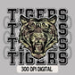 Old Camo | Digital Design | PNG | Sublimation | Camouflage | Tigers | Mascot Shirt Design | Camo Mascot