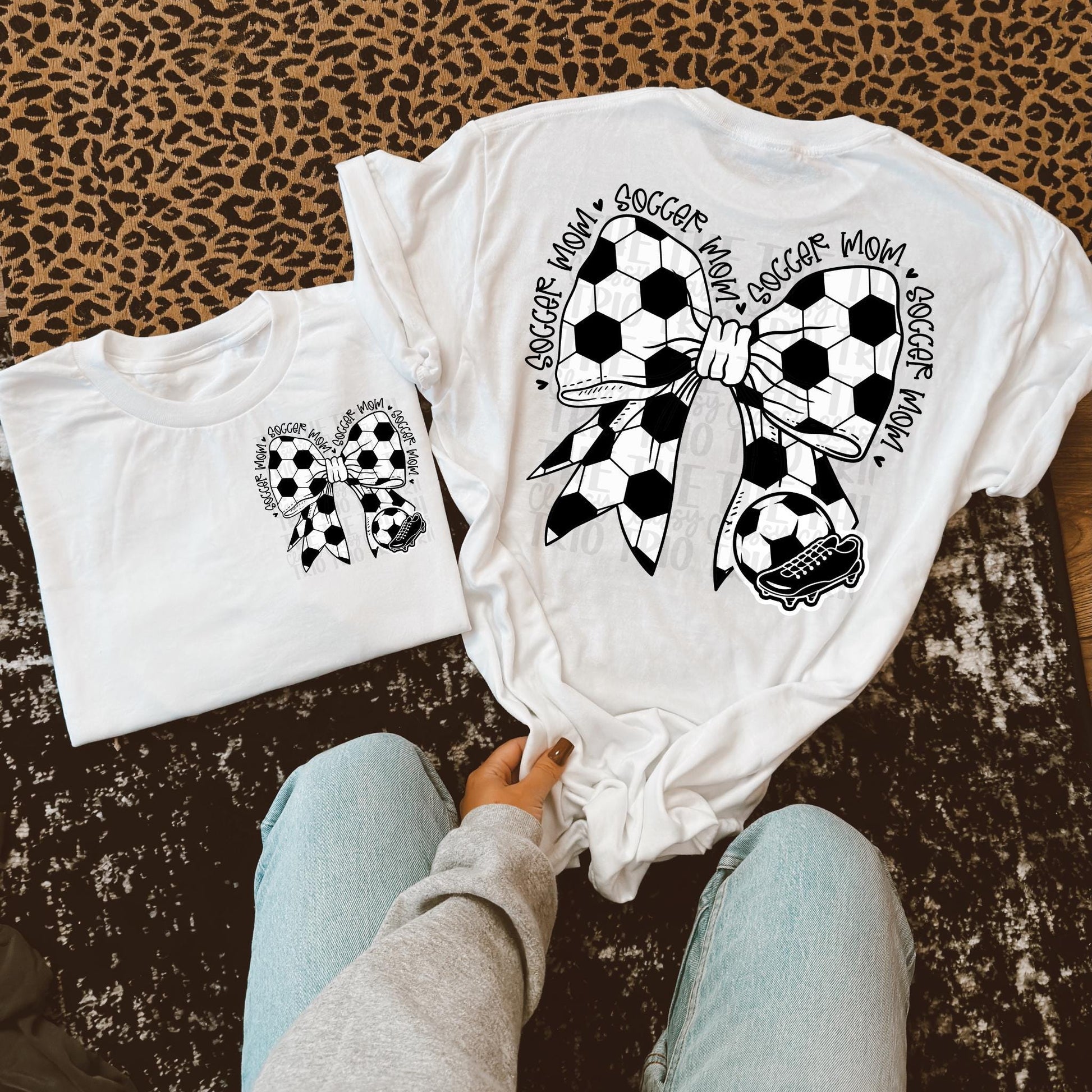 Soccer Mom | Digital Design | PNG | Sublimation | Coquette | Bow| Shirt Design | Trending | Soccer Ball