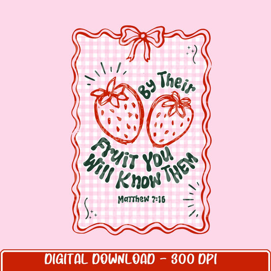 Strawberry Coquette | Digital Design | PNG | Sublimation | Strawberry Festival | Bible Verse | Kid Adult Shirt Design | Original Creator