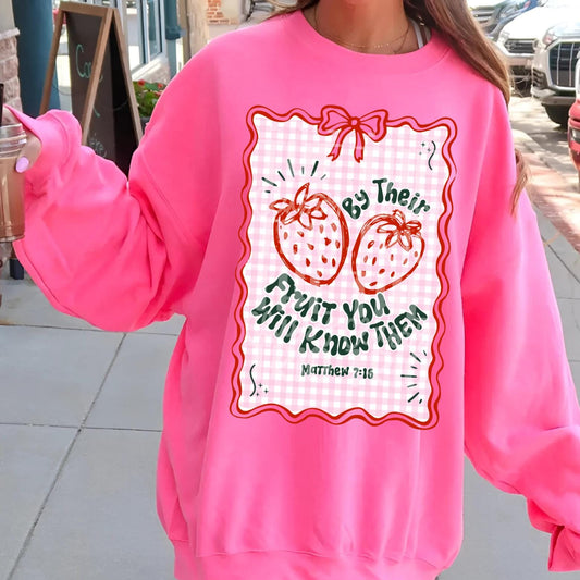 Strawberry Coquette | Digital Design | PNG | Sublimation | Strawberry Festival | Bible Verse | Kid Adult Shirt Design | Original Creator