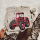 Faux Rhinestone Red Tractor | Digital Design | PNG | Sublimation | Agriculture | Dazzle | Country Shirt Design | Farmer Wife