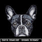 Faux Rhinestone Boston Terrier Dog | Digital Design | PNG | Sublimation | DTF | Original Creator | Shirt Design | Dog Breeds | Trending
