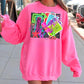 Neon Horse Collage | Digital Design | PNG | Sublimation | Newspaper | Retro Western | Country Shirt Design | Trend Shirt | Y2K | Dice