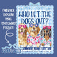 Preppy Baseball Dogs in Bleacher | PNG | Digital Design | Floral | Who Let The Dogs Out | Sublimation | Shirt Design | Sports Coquette