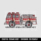 Faux Rhinestone Spoiled Firefighter Wife | Digital Design | PNG | Sublimation | DTF | Blue Collar | Viral Shirt Design | Country | Trending