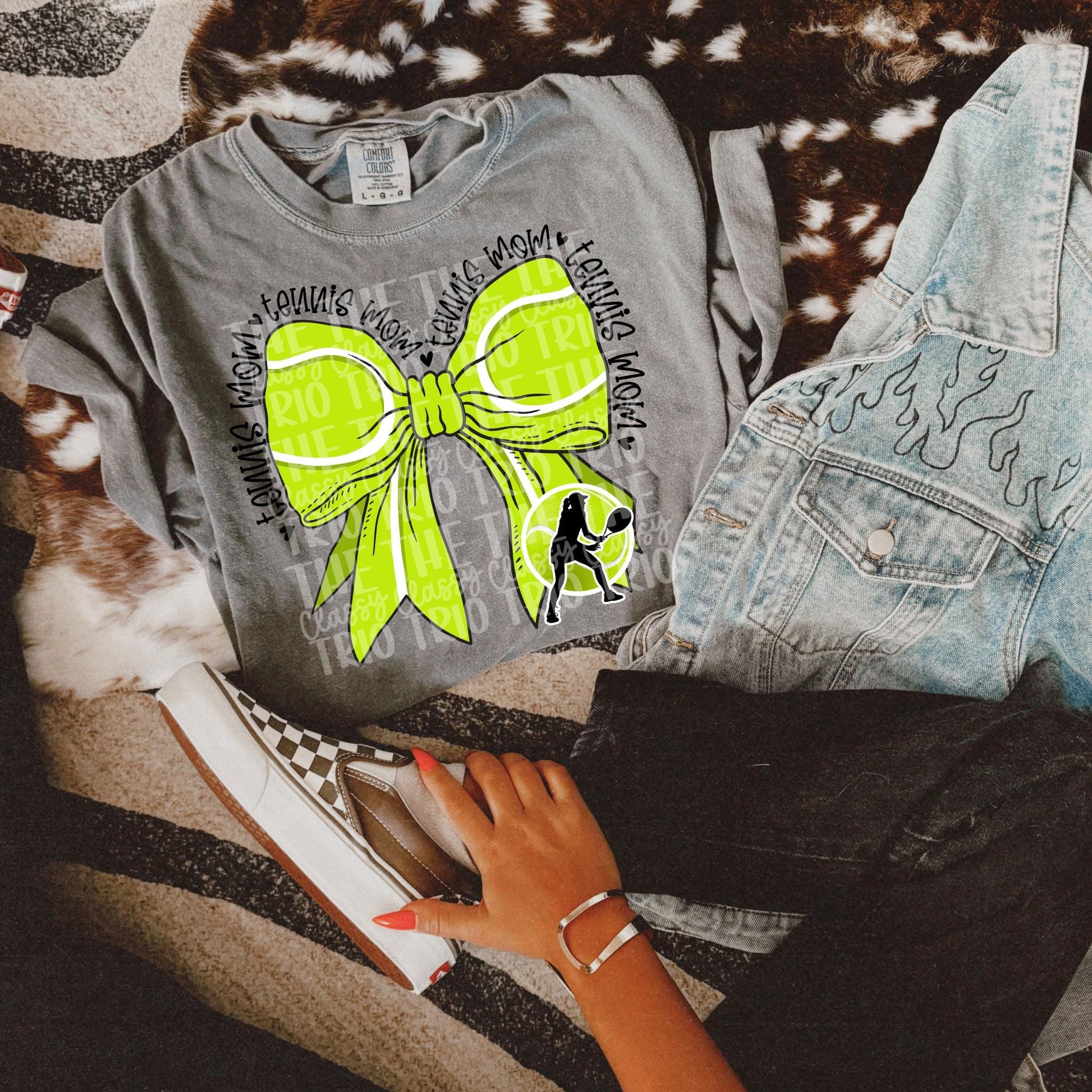 Tennis Sport Mom | Digital Design | PNG | Sublimation | Coquette | Bow | Shirt Design | Trending | Mom