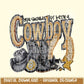 Should of Been A Cowboy Faux Rhinestone | Digital Design | PNG | Sublimation DTF | Retro Western | Country Shirt Design | Trend Shirt |