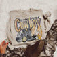 Should of Been A Cowboy Faux Rhinestone | Digital Design | PNG | Sublimation DTF | Retro Western | Country Shirt Design | Trend Shirt |