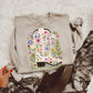 Western Floral Cowboy Boot | Digital Design | PNG | Sublimation | Preppy Flowers | Doodle Chalk | Kid Adult Shirt Design | Original Creator