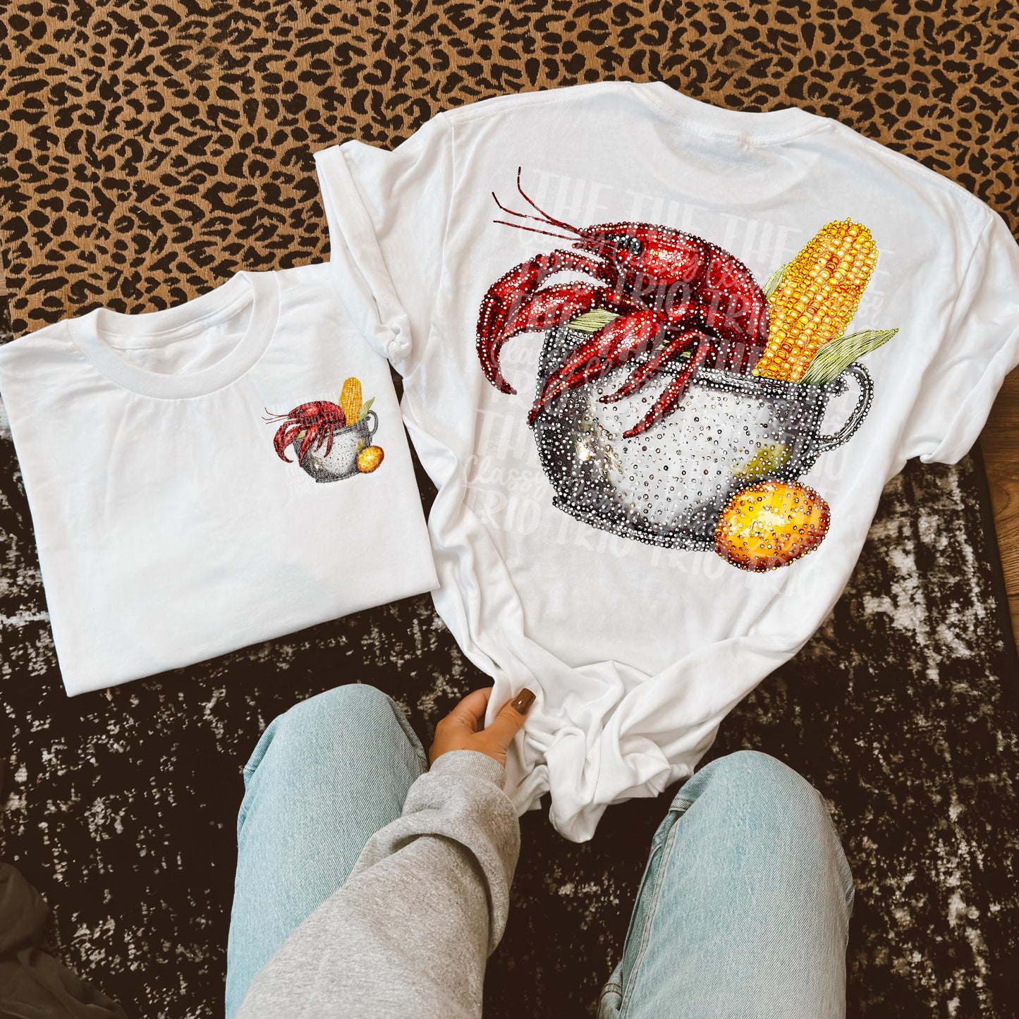 Faux Rhinestone Crawfish Boil | Digital Design | PNG | Sublimation | DTF | Crawfish | Shirt Design | Country | Trending