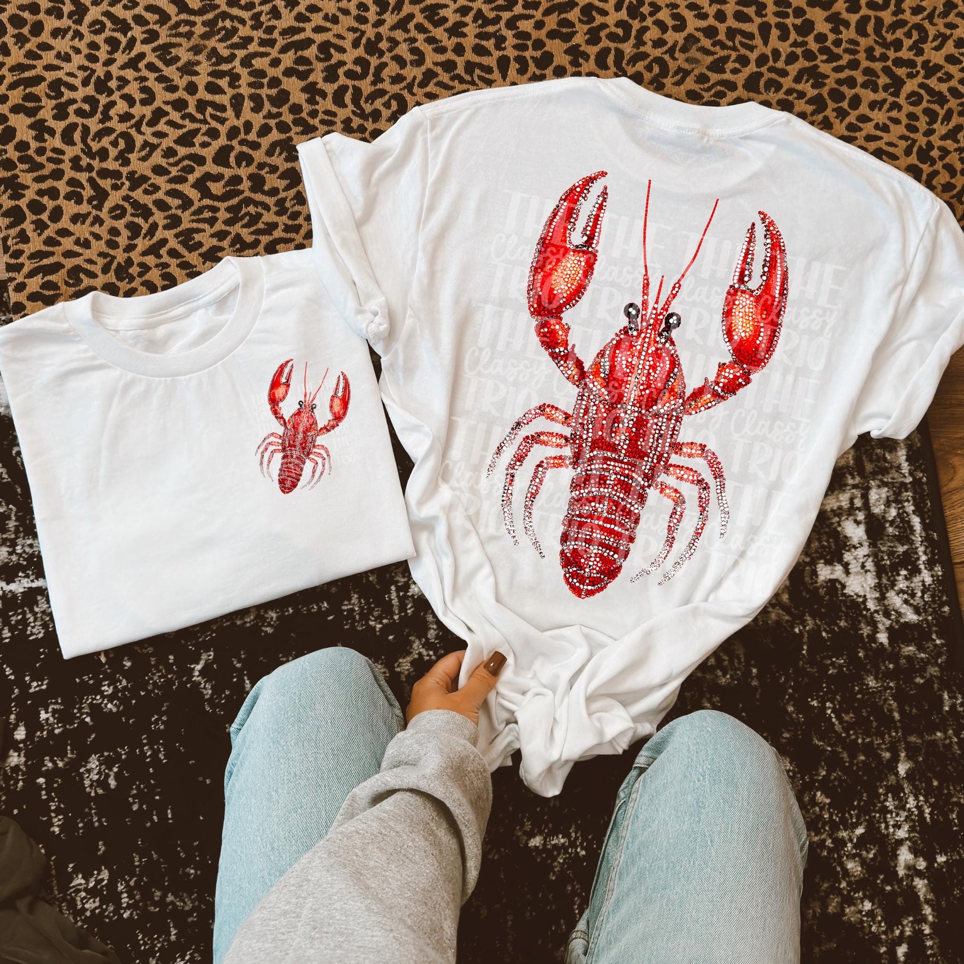 Faux Rhinestone Crawfish | Digital Design | PNG | Sublimation | DTF | Crawfish Boil | Shirt Design | Country | Trending