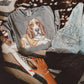 Faux Rhinestone Tan Basset Hound | Digital Design | PNG | Sublimation | DTF | Dog Breed | Shirt Design | Hunting Dog Country | Trending
